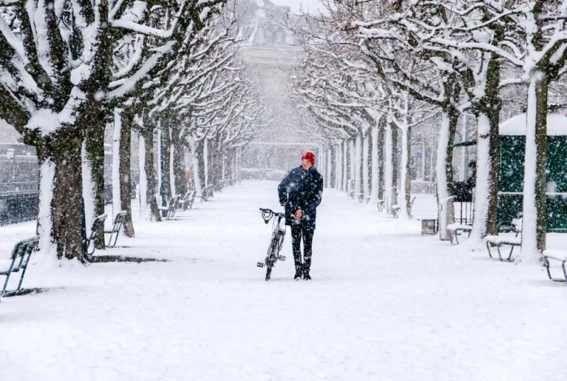 Polacy rzadko jeżdżą zimą na rowerze